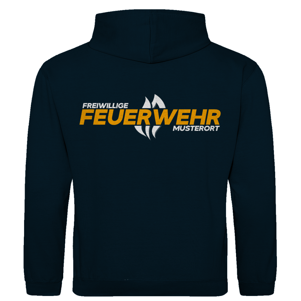 Herren Hoodie - Flamme Freiwillige Feuerwehr Gelb [Personalisierbar]