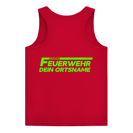 Damen Tank Top - Jugendfeuerwehr Grün [Personalisierbar]