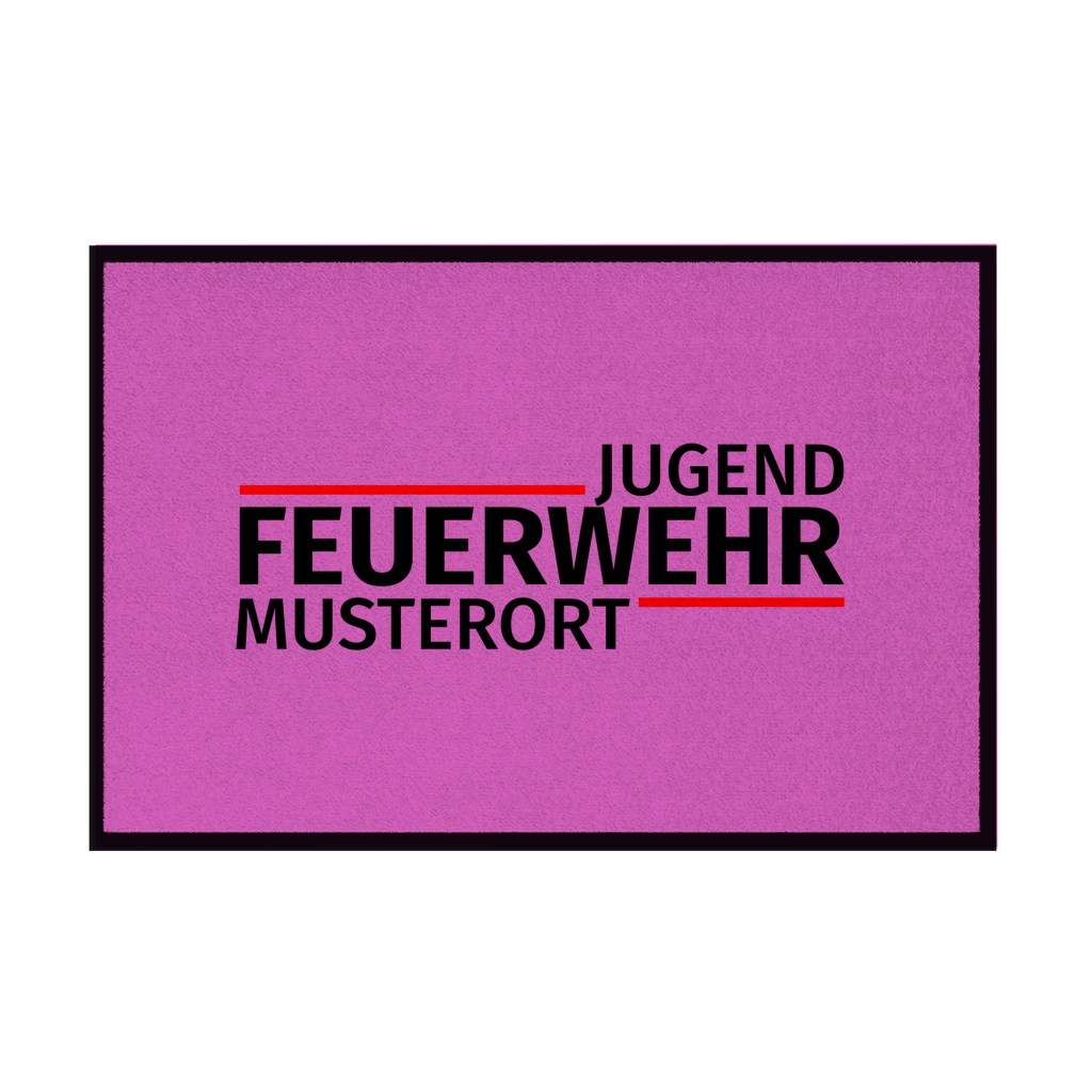 Fußmatte - Modern Jugendfeuerwehr [Personalisierbar]