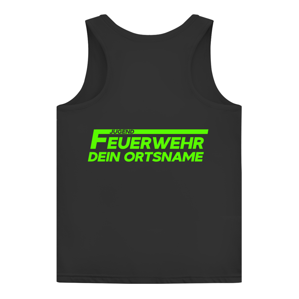 Damen Tank Top - Jugendfeuerwehr Grün [Personalisierbar]