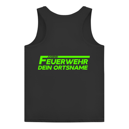 Damen Tank Top - Jugendfeuerwehr Grün [Personalisierbar]