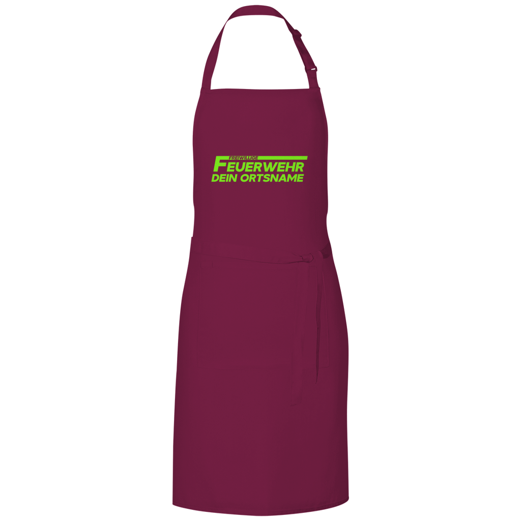 Grillschürze - Freiwillige Feuerwehr Grün [Personalisierbar]