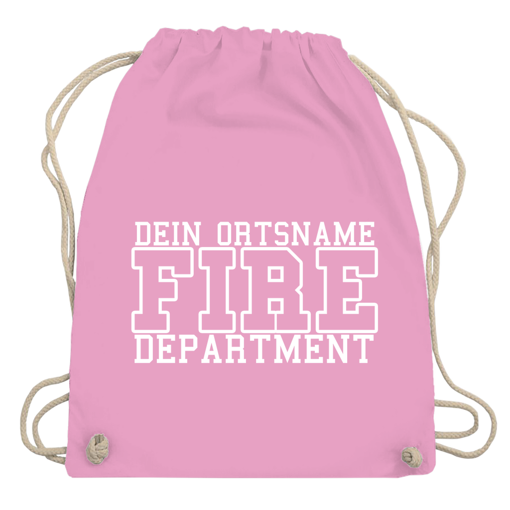 Turnbeutel - Fire Department (Personalisierbar)