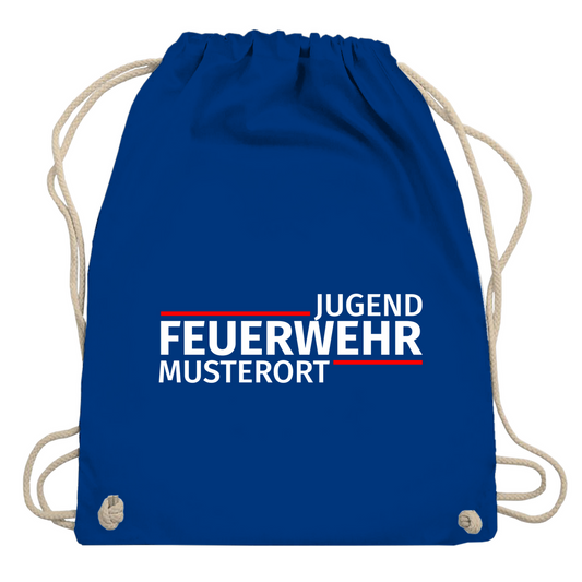 Turnbeutel - Modern Jugendfeuerwehr [Personalisierbar]