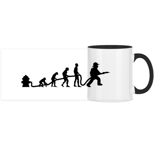 Panorama Tasse zweifarbig - Evolution