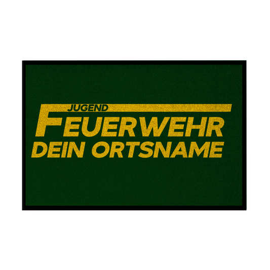 Fußmatte - Jugendfeuerwehr Gelb [Personalisierbar]