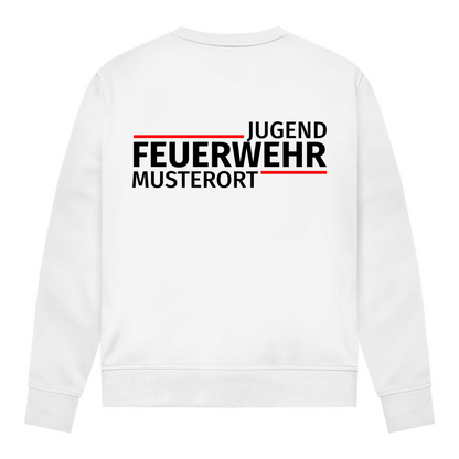 Damen Sweatshirt - Modern Jugendfeuerwehr [Personalisierbar]