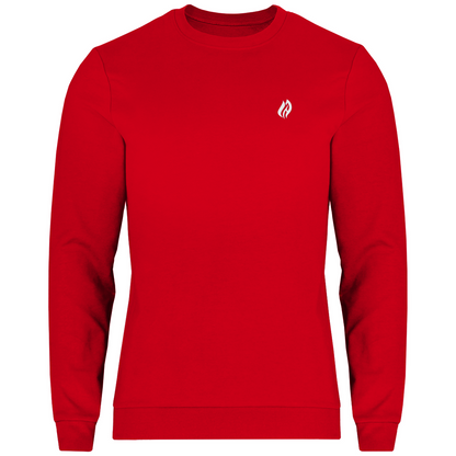 Herren Sweatshirt - Flamme Freiwillige Feuerwehr Grün [Personalisierbar]