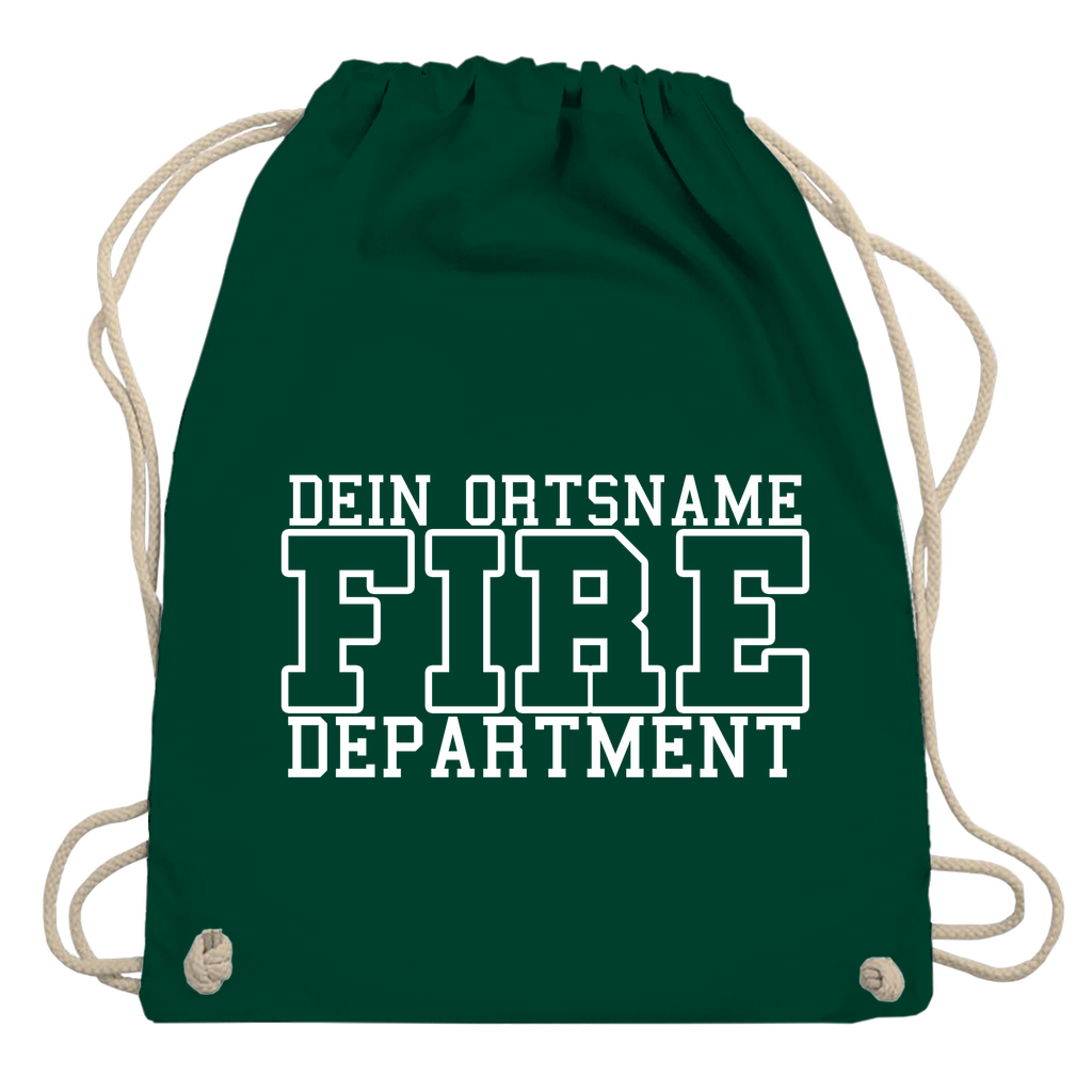 Turnbeutel - Fire Department (Personalisierbar)