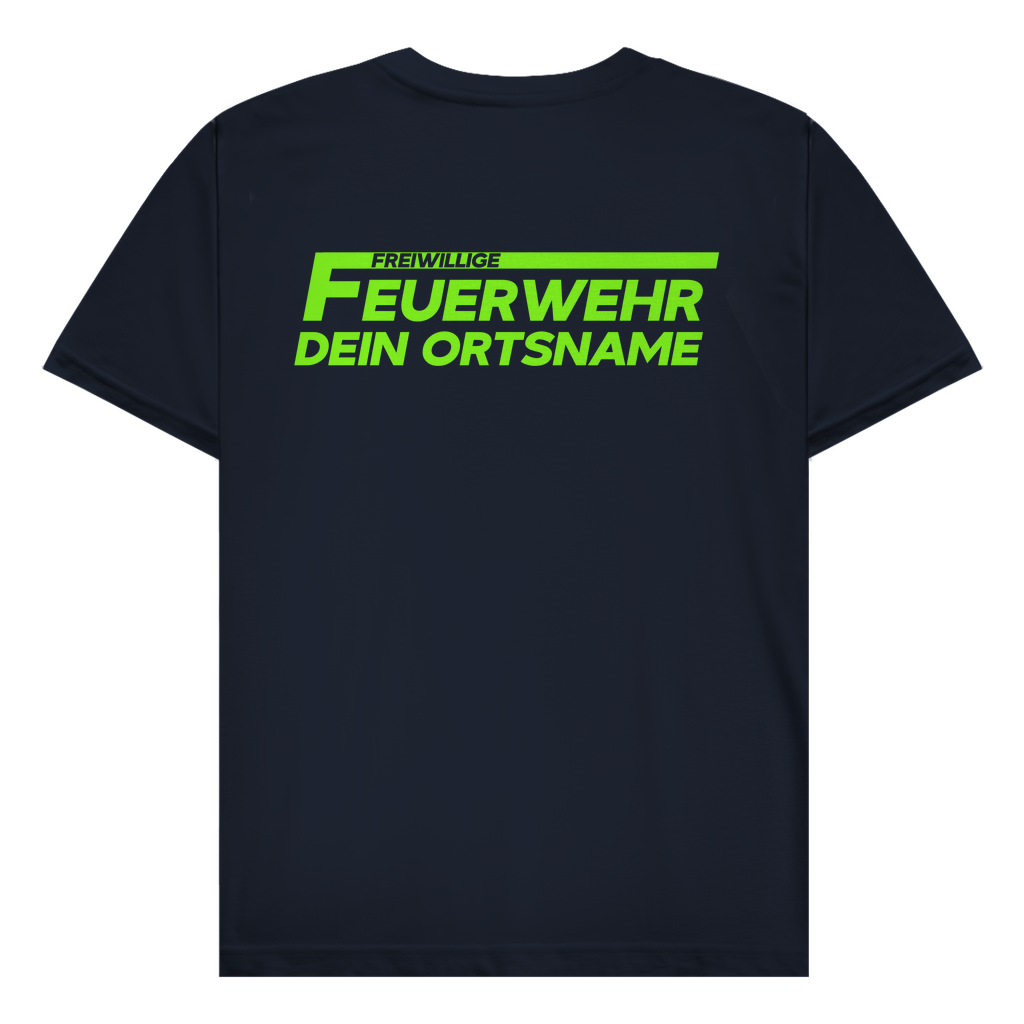 Herren T-Shirt - Freiwillige Feuerwehr Grün [Personalisierbar]
