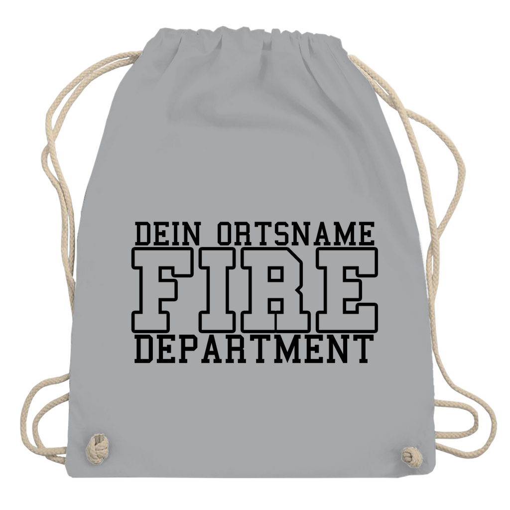 Turnbeutel - Fire Department (Personalisierbar)