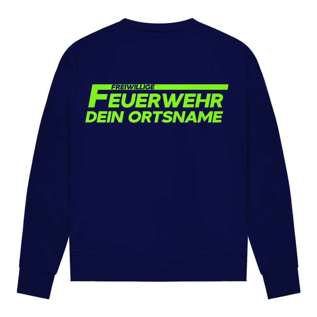 Damen Sweatshirt - Freiwillige Feuerwehr Grün [Personalisierbar]