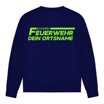 Damen Sweatshirt - Freiwillige Feuerwehr Grün [Personalisierbar]