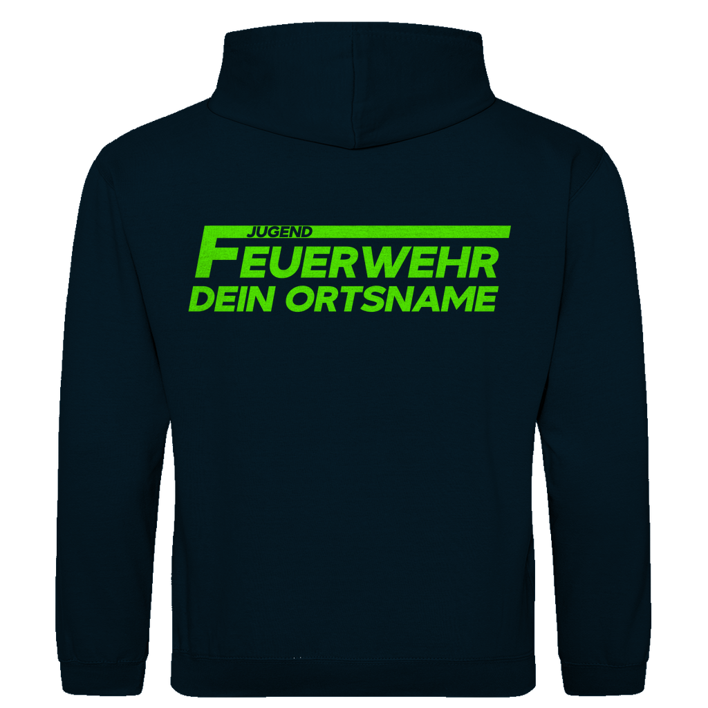 Herren Hoodie - Jugendfeuerwehr Grün [Personalisierbar]