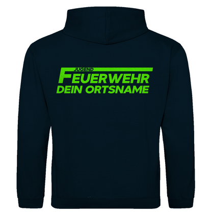 Herren Hoodie - Jugendfeuerwehr Grün [Personalisierbar]