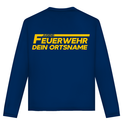 Unisex Langarmshirt - Jugendfeuerwehr Gelb [Personalisierbar]