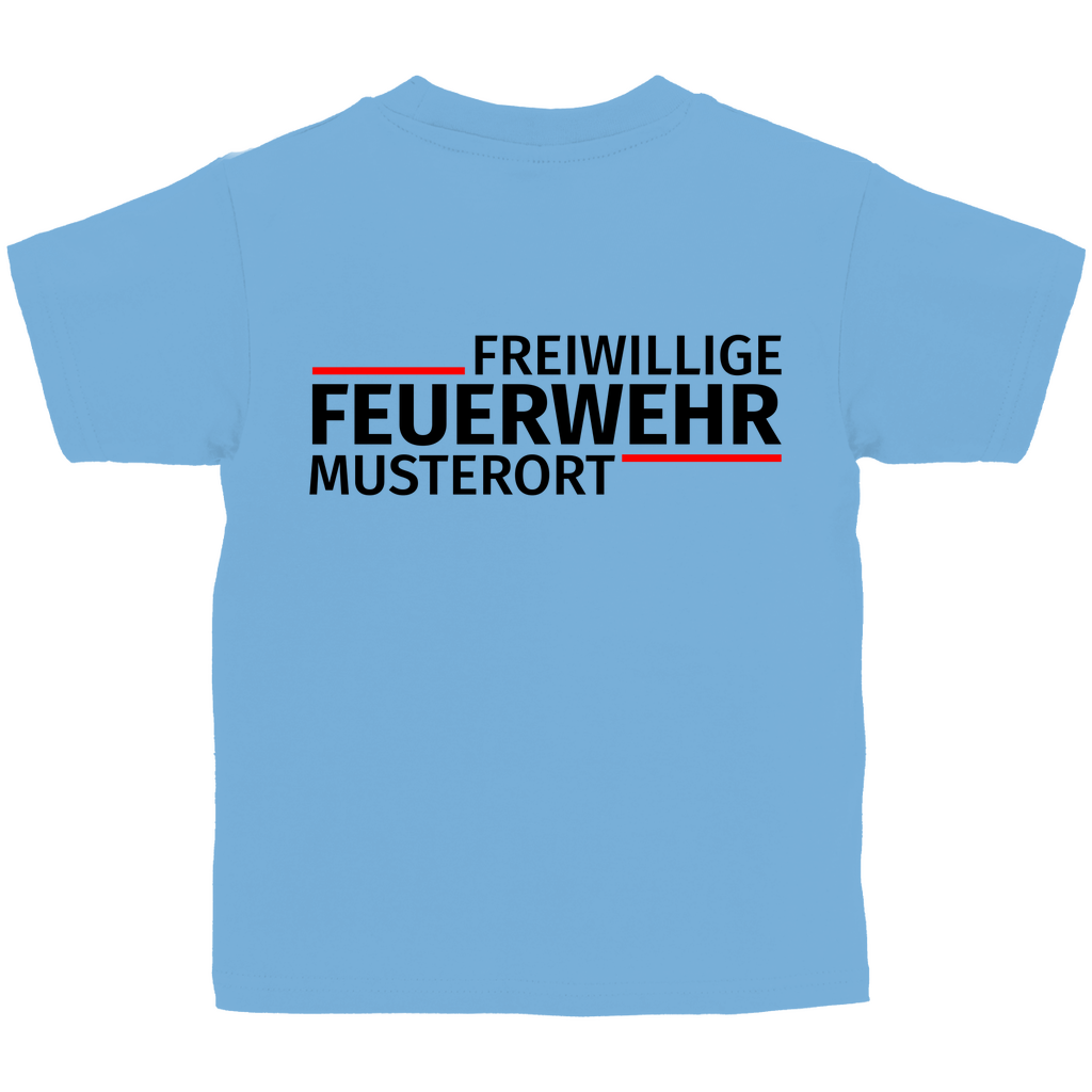 Kinder T-Shirt - Modern Freiwillige Feuerwehr [Personalisierbar]