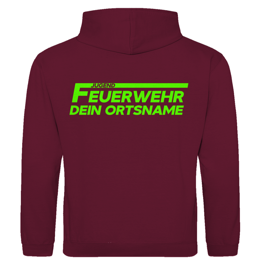 Herren Hoodie - Jugendfeuerwehr Grün [Personalisierbar]