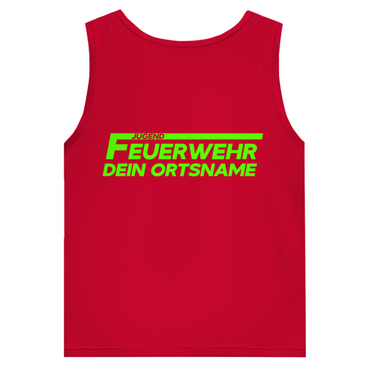 Herren Tank Top - Jugendfeuerwehr Grün [Personalisierbar]