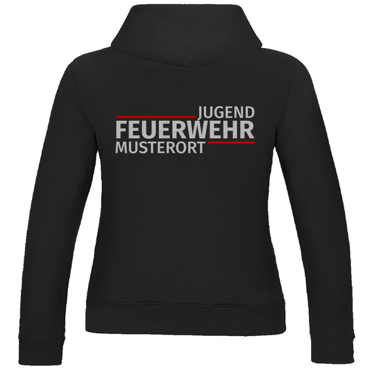 Damen Hoodie - Modern Jugendfeuerwehr [Personalisierbar]