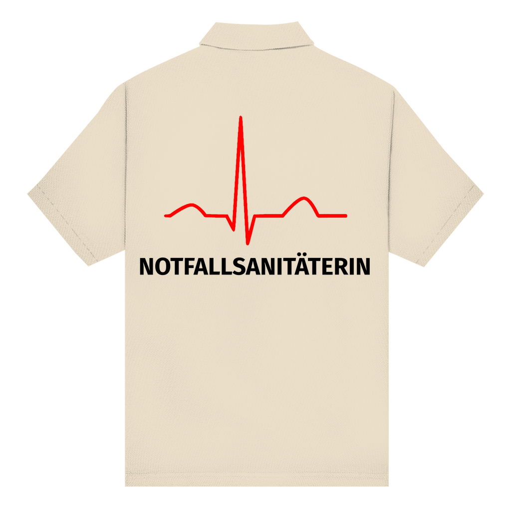 Unisex Poloshirt - EKG Notfallsanitäterin