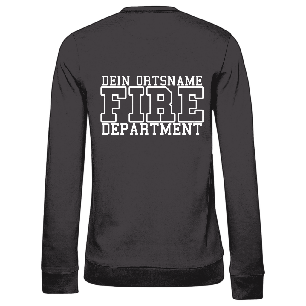 Damen Sweatshirt - Fire Department (Personalisierbar)