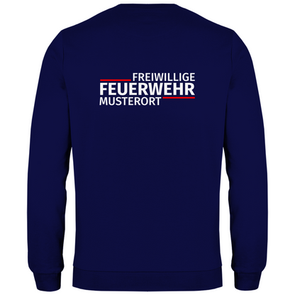 Herren Sweatshirt - Modern Freiwillige Feuerwehr [Personalisierbar]