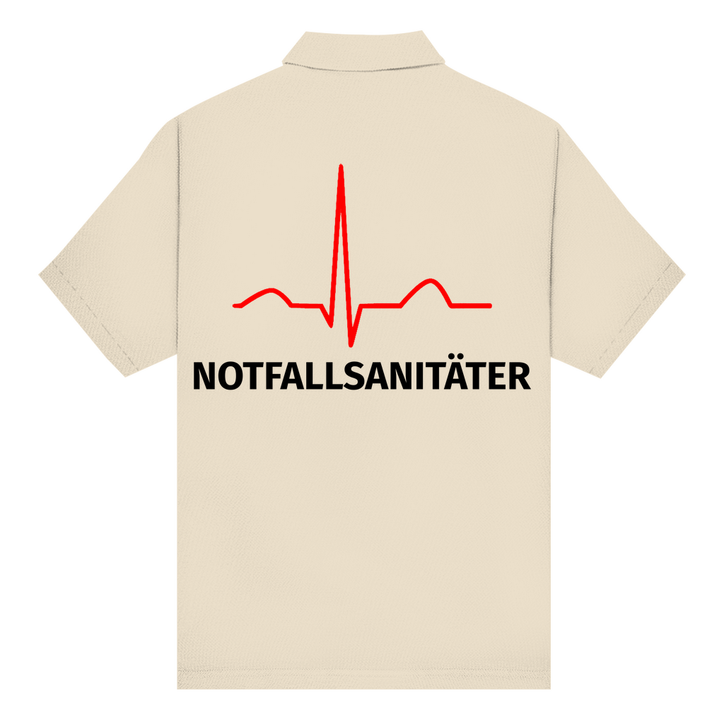 Unisex Poloshirt - EKG Notfallsanitäter