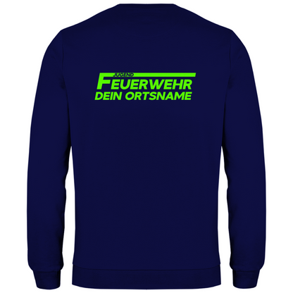 Herren Sweatshirt - Jugendfeuerwehr Grün [Personalisierbar]