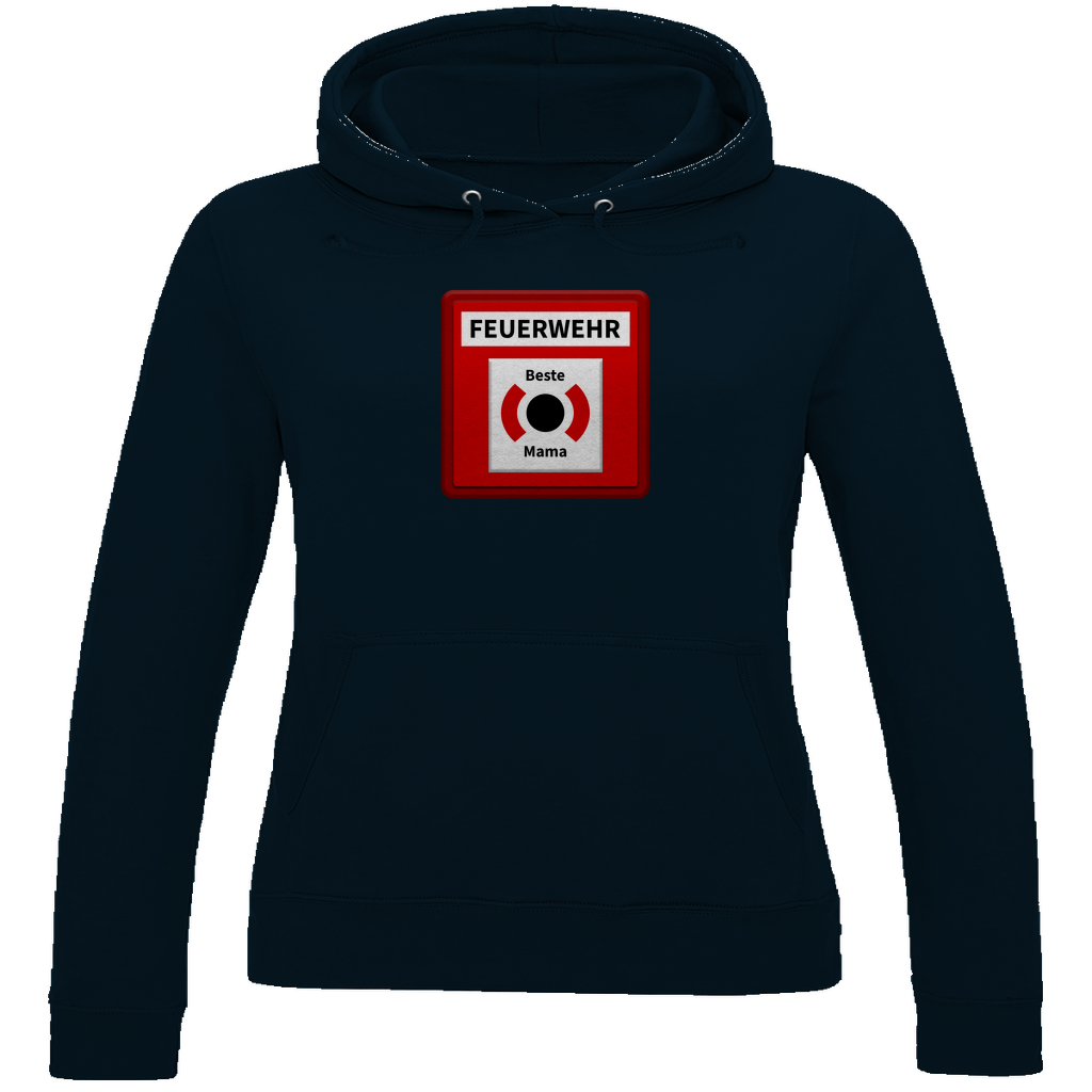 Damen Hoodie - Brandmelder Beste Mama