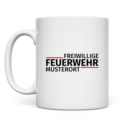 Tasse - Modern Freiwillige Feuerwehr [Personalisierbar]