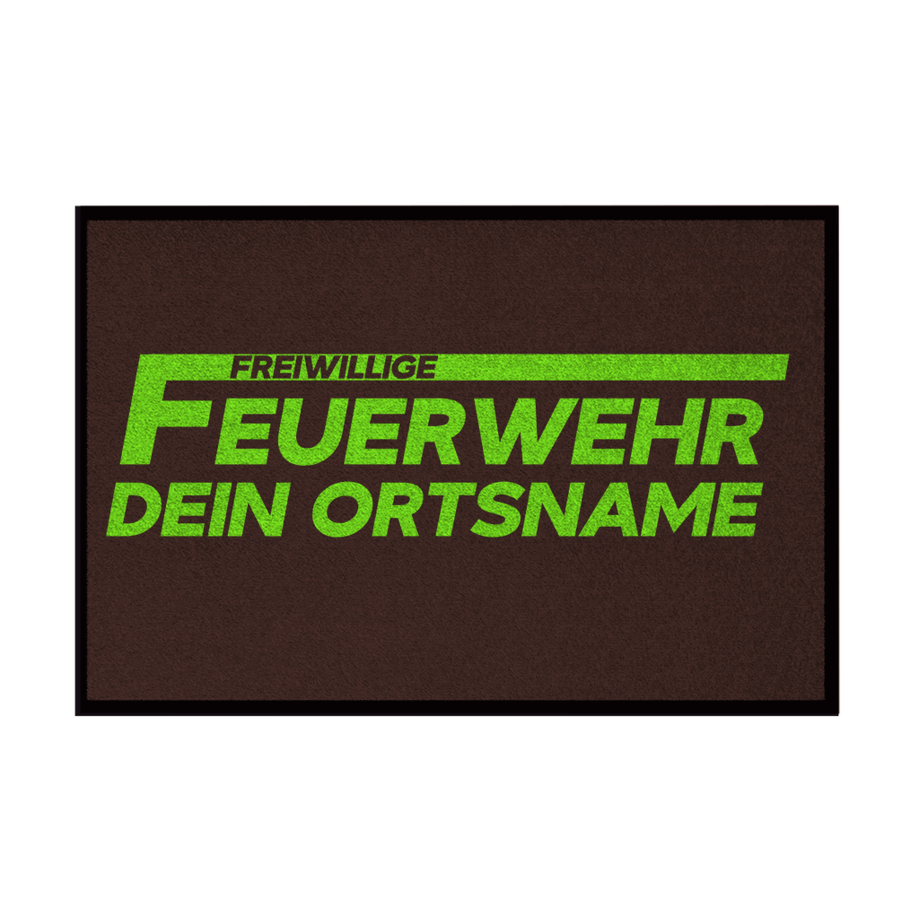 Fußmatte - Freiwillige Feuerwehr Grün [Personalisierbar]
