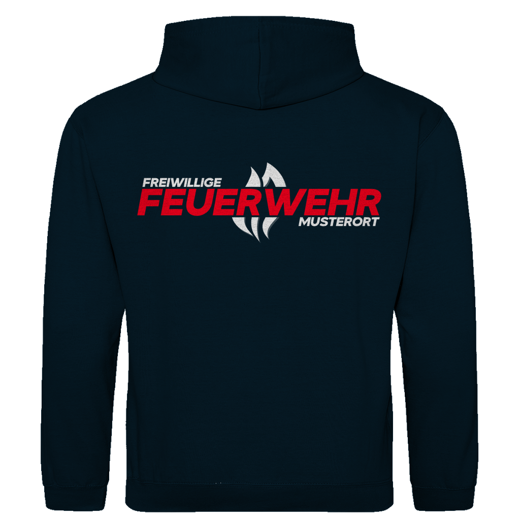 Herren Hoodie - Flamme Freiwillige Feuerwehr Rot [Personalisierbar]