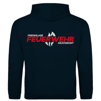 Herren Hoodie - Flamme Freiwillige Feuerwehr Rot [Personalisierbar]