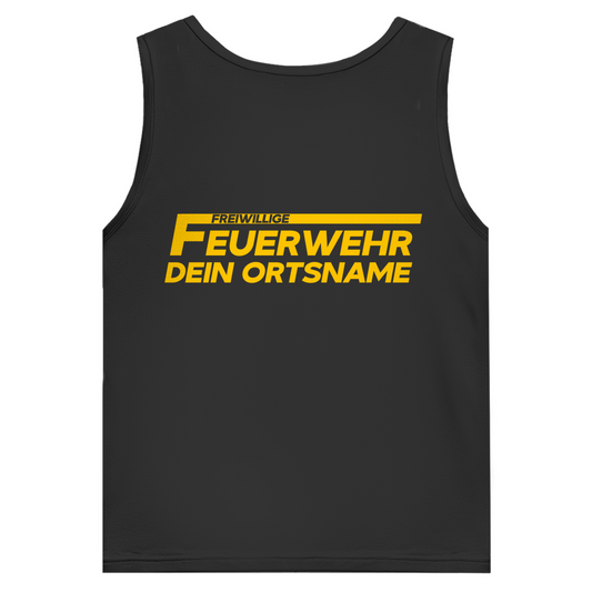 Herren Tank Top - Freiwillige Feuerwehr Gelb [Personalisierbar]