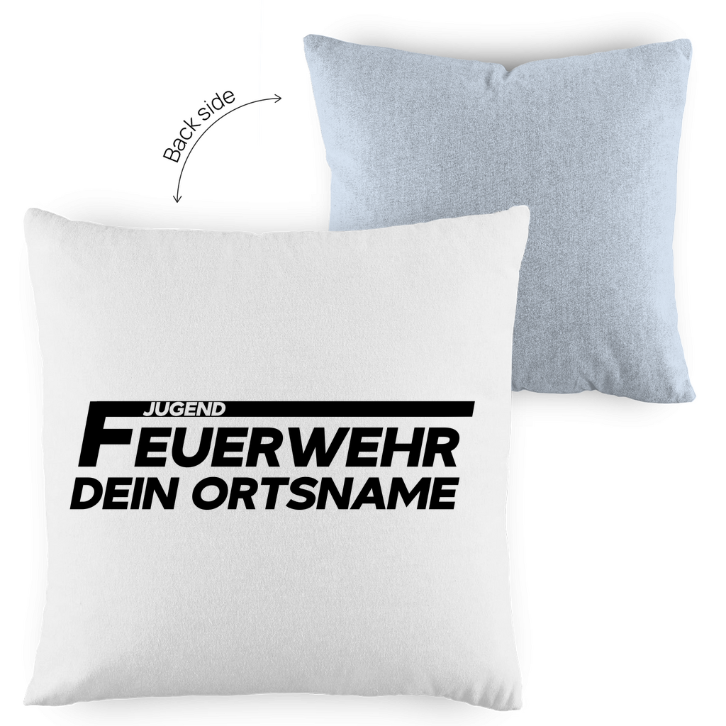 Kopfkissen zweifarbig - Jugendfeuerwehr [Personalisierbar]