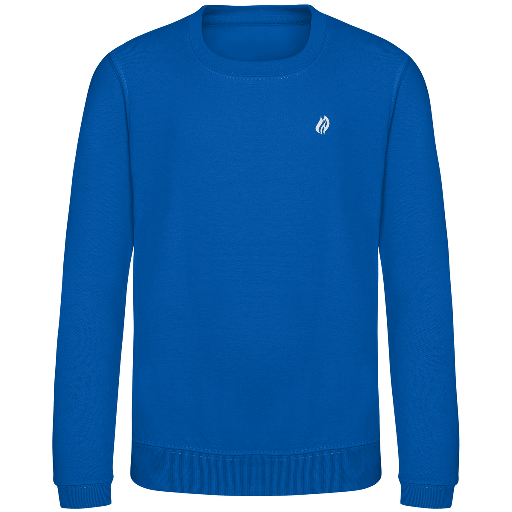 Kinder Sweatshirt - Flamme Freiwillige Feuerwehr Rot [Personalisierbar]