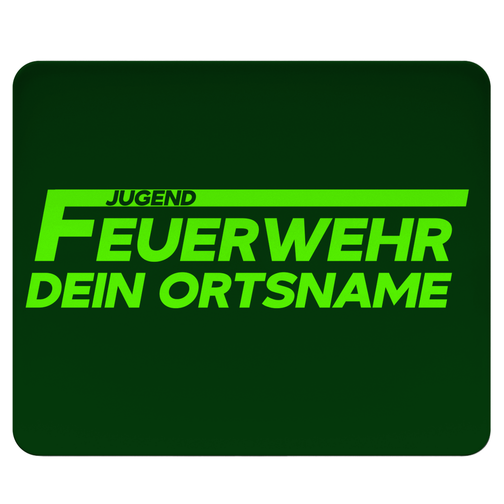 Mousepad - Jugendfeuerwehr Grün [Personalisierbar]