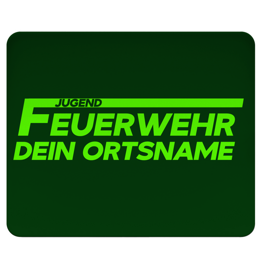 Mousepad - Jugendfeuerwehr Grün [Personalisierbar]