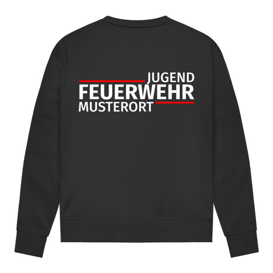 Damen Sweatshirt - Modern Jugendfeuerwehr [Personalisierbar]