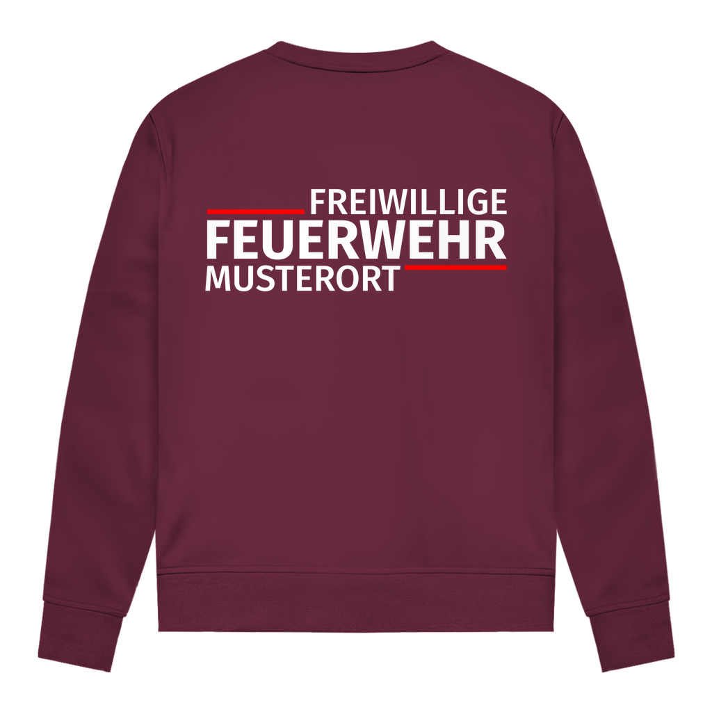 Damen Sweatshirt - Modern Freiwillige Feuerwehr [Personalisierbar]