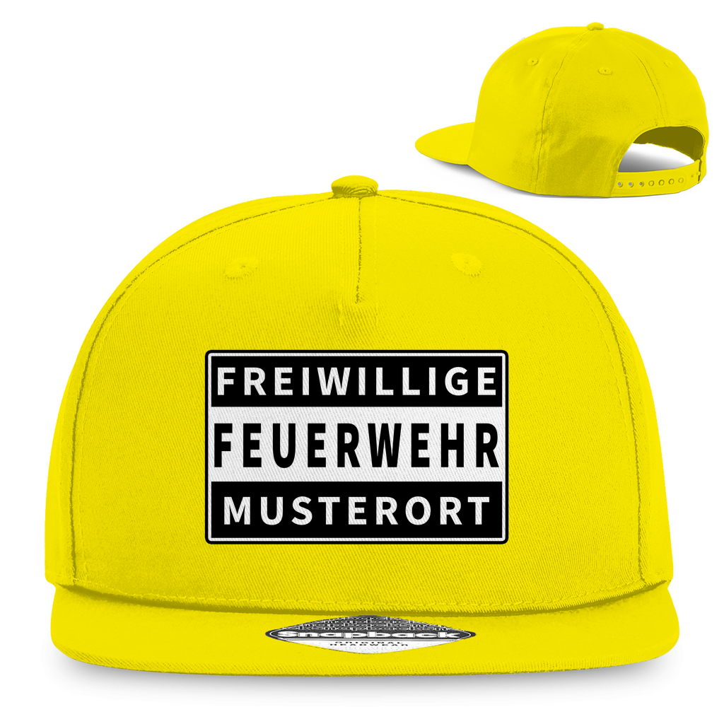 Snapback Rapper Cap - Parental Advisory (Personalisierbar)