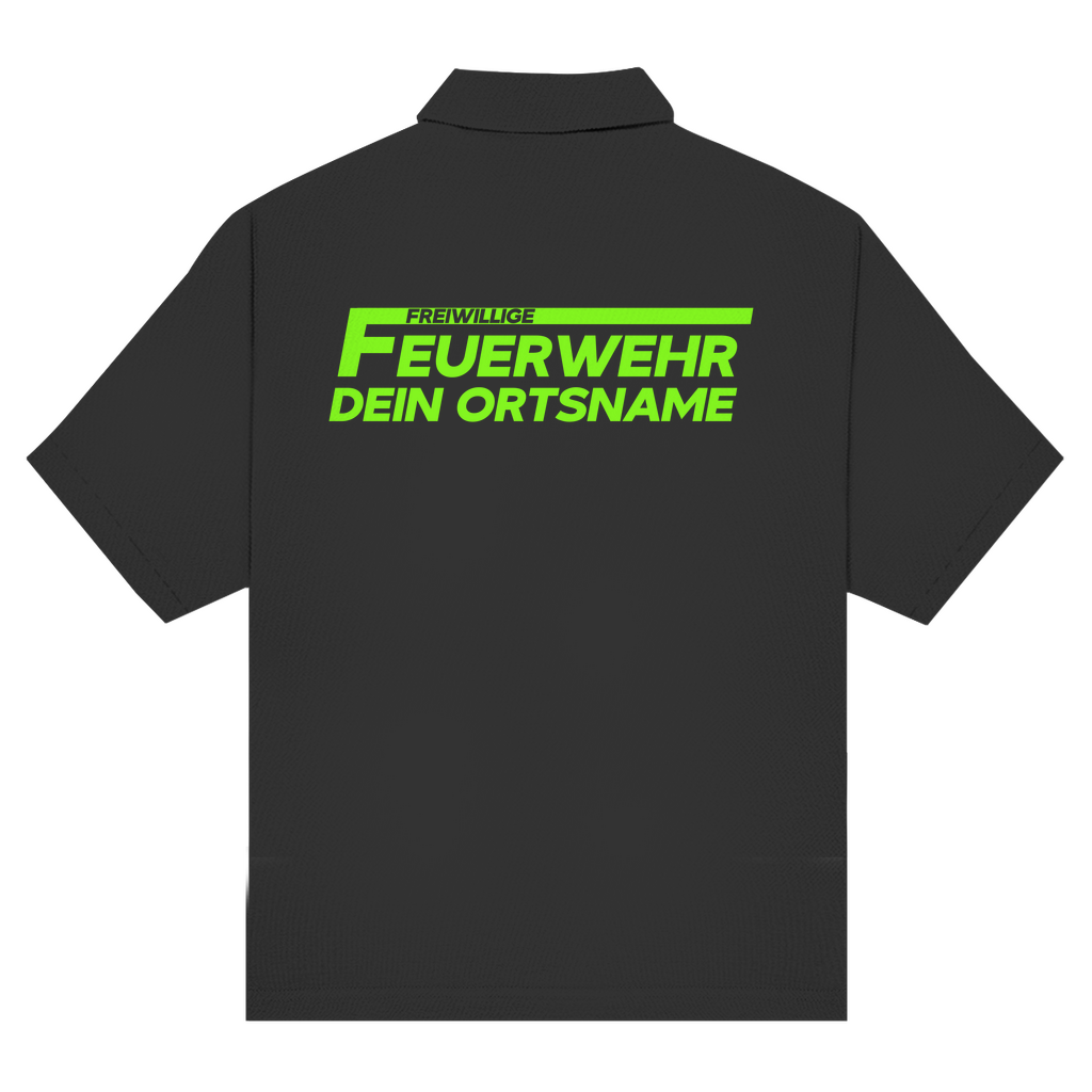 Unisex Poloshirt - Freiwillige Feuerwehr Grün [Personalisierbar]