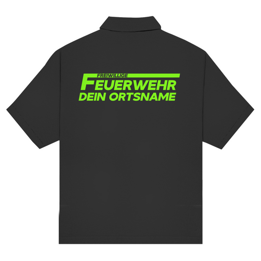 Unisex Poloshirt - Freiwillige Feuerwehr Grün [Personalisierbar]