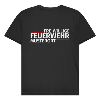 Herren T-Shirt - Modern Freiwillige Feuerwehr [Personalisierbar]