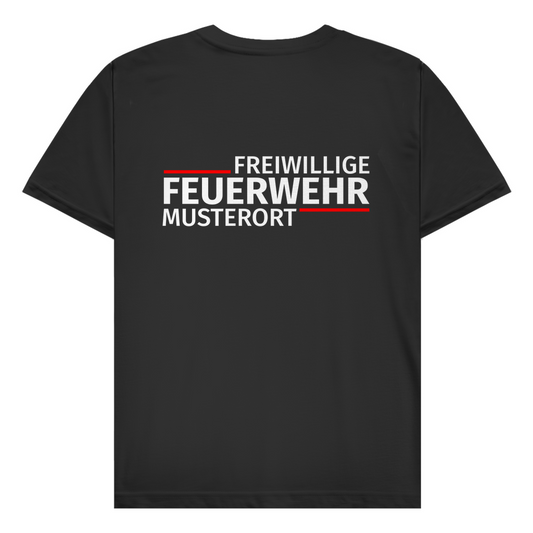 Herren T-Shirt - Modern Freiwillige Feuerwehr [Personalisierbar]