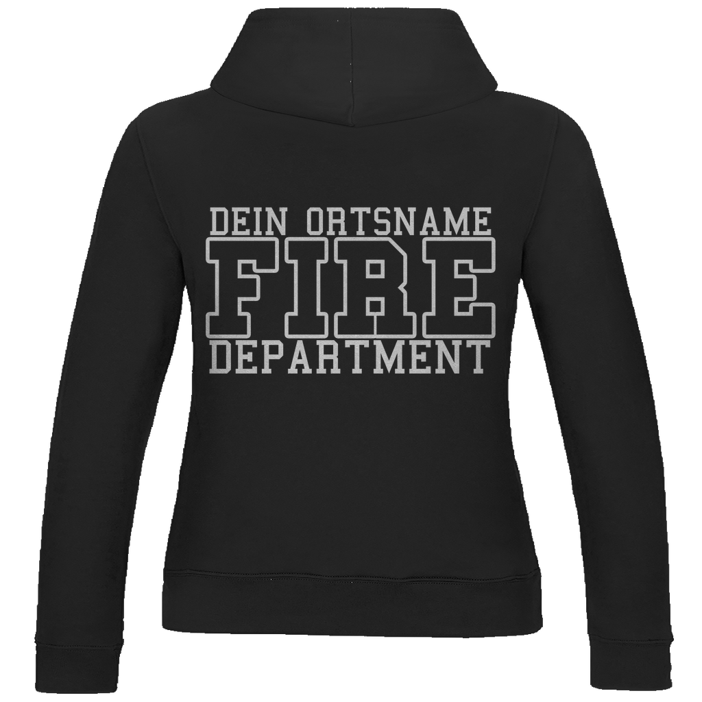 Damen Hoodie - Fire Department (Personalisierbar)