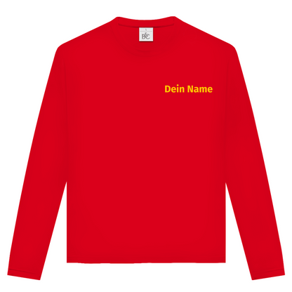 Unisex Langarmshirt - Freiwillige Feuerwehr Gelb [Personalisierbar]