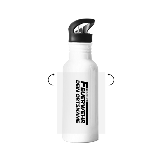 Edelstahl-Trinkflasche - Freiwillige Feuerwehr [Personalisierbar]