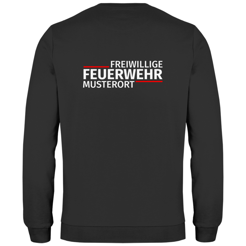 Herren Sweatshirt - Modern Freiwillige Feuerwehr [Personalisierbar]